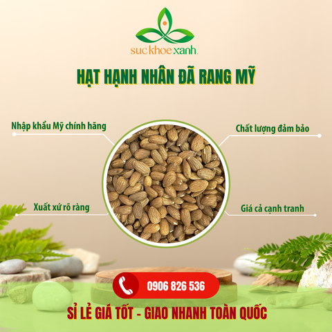 Hạt Hạnh nhân ăn liền - Nhập khẩu từ Mỹ - Bổ sung dinh dưỡng - Ăn ngay tiện lợi - Sỉ lẻ giá tốt - Giao nhanh toàn quốc