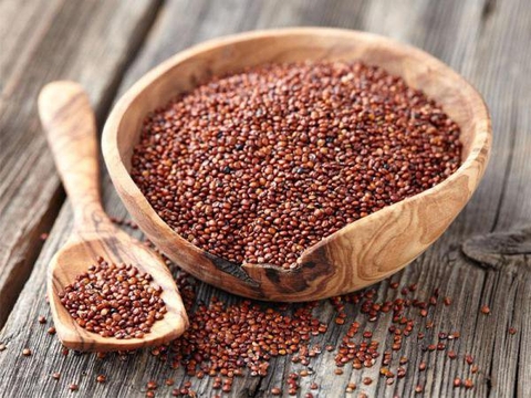 Hạt Quinoa đỏ nhập khẩu từ PERU, Túi 500g