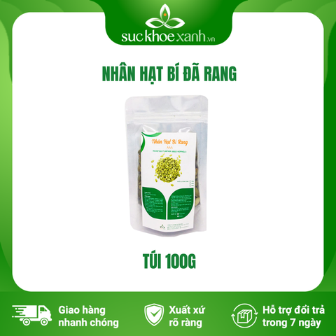 Nhân Hạt Bí đã rang nhập khẩu từ Trung Quốc, Túi 100g