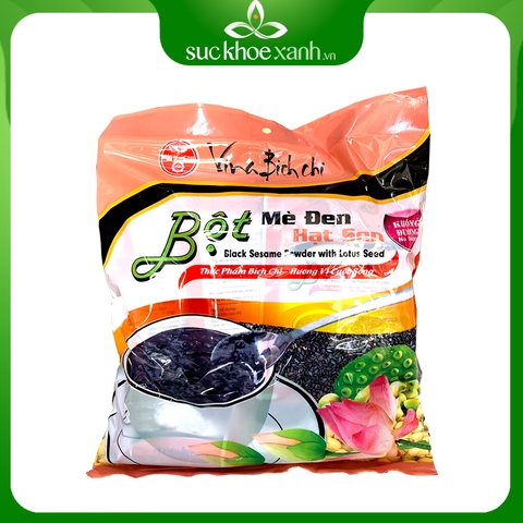 Bột Mè Đen Hạt Sen Bích Chi không đường 300g