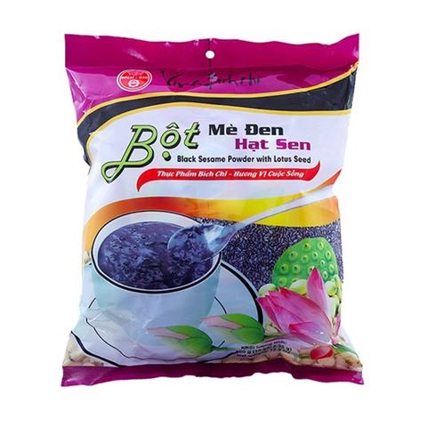 Bột mè đen Hạt sen Bích Chi có đường 350gr