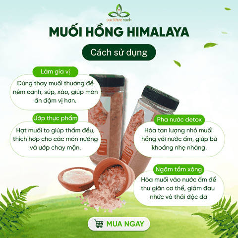 Muối hồng Himalaya Hũ 650g - Tinh Thể Tự Nhiên – Khoáng chất thiên nhiên - Nấu Ăn, Ngâm Chân, Thanh Lọc Cơ Thể