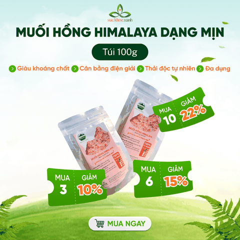 Muối Hồng Himalaya Dạng Mịn 100g – Khoáng Chất Tự Nhiên – Nấu Ăn, Chăm Sóc Da