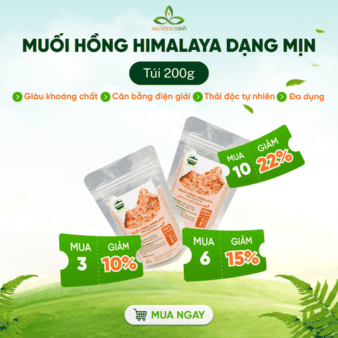 Muối Hồng Himalaya Dạng Mịn 200g – Khoáng Chất Tự Nhiên – Nấu Ăn, Chăm Sóc Da