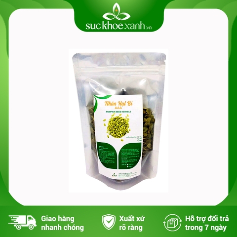 Nhân Hạt Bí chưa rang nhập khẩu từ Trung Quốc, Túi 250g