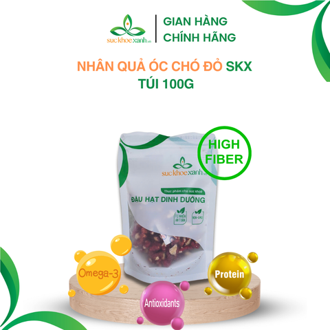 Nhân Óc chó đỏ Mỹ 100gr