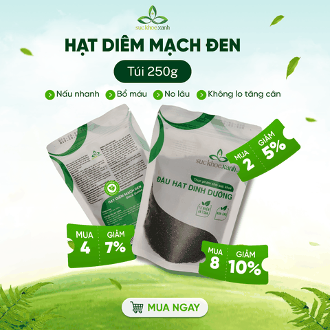 Hạt Quinoa đen nhập khẩu từ PERU, Túi 250g