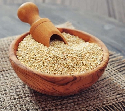 Hạt Quinoa trắng nhập khẩu từ PERU/ẤN ĐỘ, Túi 500g