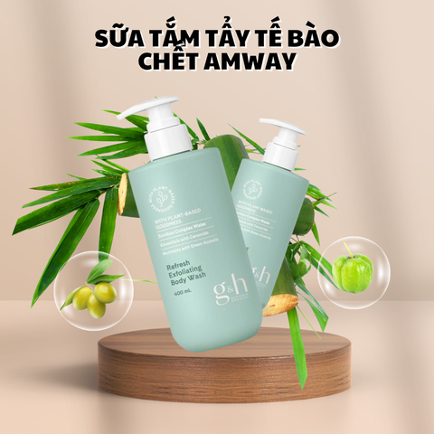 Sữa tắm Tẩy tế bào chết Amway G&H fresh 400ml