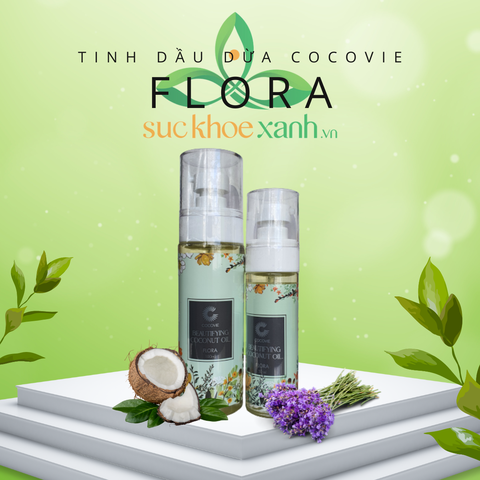 Dầu dừa dưỡng da Cocovie 50ml - Hoa