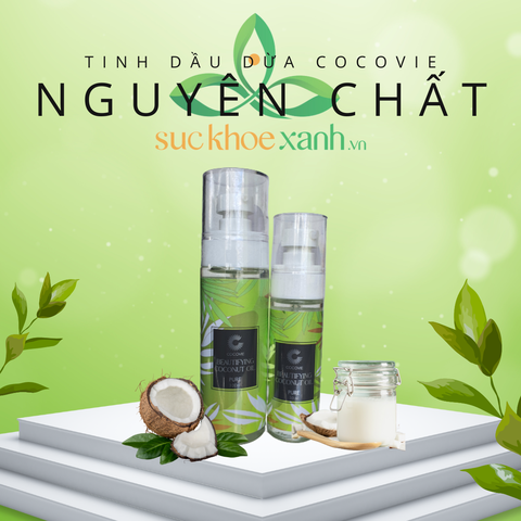 Dầu dừa dưỡng da Cocovie 100ml - Nguyên chất