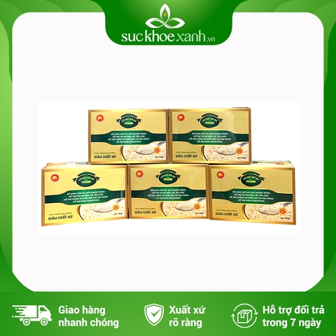 Combo 5 Hộp Vỏ Hạt Mã Đề Indian Psyllium (14 Gói/hộp)