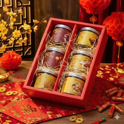 Hạt dinh dưỡng Hũ 350 - Quà tết đầu năm - Trao tình thâm, gửi sức khỏe [Nếu muốn đóng Quà, vui lòng chọn 6 Hũ bất kỳ và hộp đóng quà]