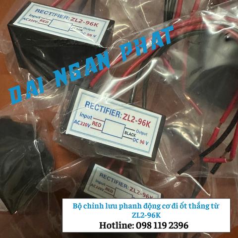 Bộ chỉnh lưu phanh động cơ đi ốt thắng từ ZL2-96K