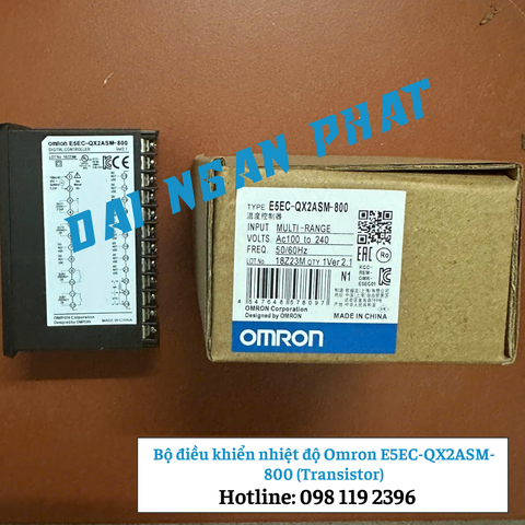 Bộ điều khiển nhiệt độ Omron E5EC-QX2ASM-800 (Transistor)