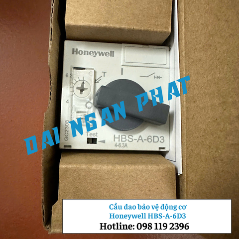 Cầu dao bảo vệ động cơ Honeywell HBS-A-6D3