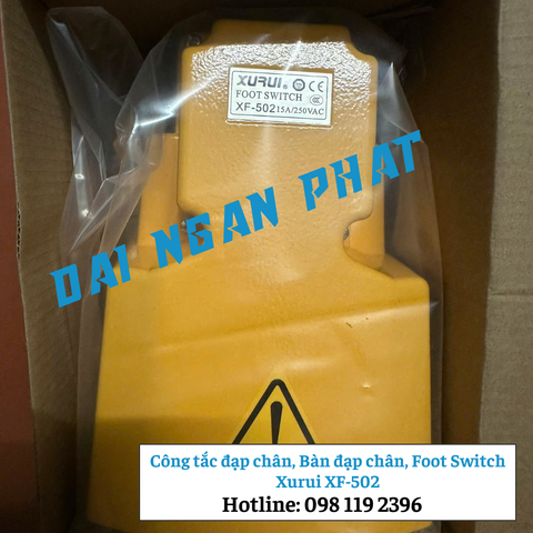 Công tắc đạp chân, Bàn đạp chân, Foot Switch Xurui XF-502