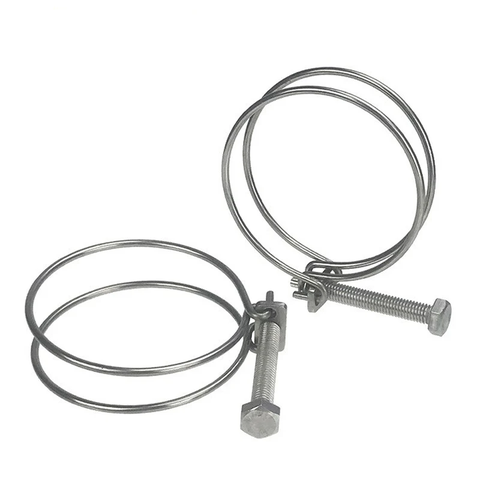 Đai xiết dây đôi - Cổ dê 2 dây inox 304, 201