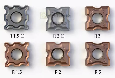 Lưỡi CNC SNMG12T408R2 R1.5 R3 R5 lưỡi cnc máy vát mép bằng composite lưỡi tiện