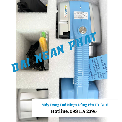 Máy Đóng Đai Nhựa Dùng Pin JD13/16