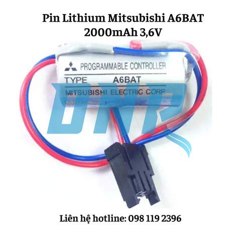 Pin Lithium Mitsubishi A6BAT 2000mAh 3,6V