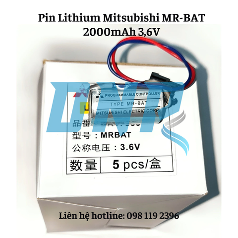 Pin Lithium Mitsubishi MR-BAT 2000mAh 3,6V