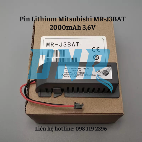 Pin Lithium Mitsubishi MR-J3BAT 2000mAh 3,6V