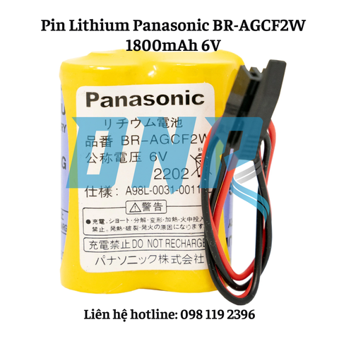 Pin Lithium Panasonic BR-AGCF2W 1800mAh 6V