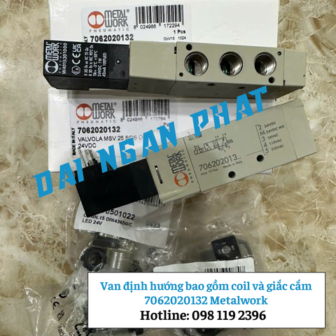 Van định hướng bao gồm coil và giắc cắm 7062020132 Metalwork