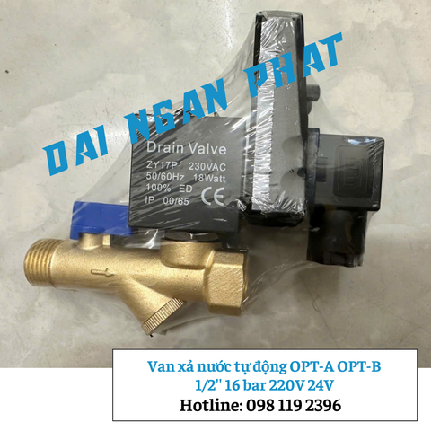 Van xả nước tự động OPT-A OPT-B 1/2'' 16 bar 220V 24V