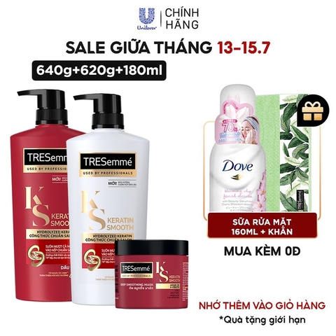 Dầu gội Keratin Smooth