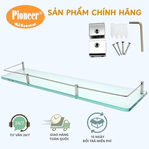 Kệ Kính Inox 304 Pioeer Phòng Tắm Cao Câp Phù Hợp Với Mọi Nhà - Mã Sản Phẩm: PE0035, TP06