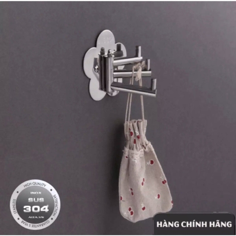 Móc 3 Chia Inox Cao Cấp - Móc Áo 3 Chia Inox 304  - Mã SP: PE07, PE08