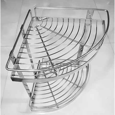 Kệ Góc 2 Tầng Inox 304 Pioneer Nhà Tắm Cao Cấp - Mã SP: PE318