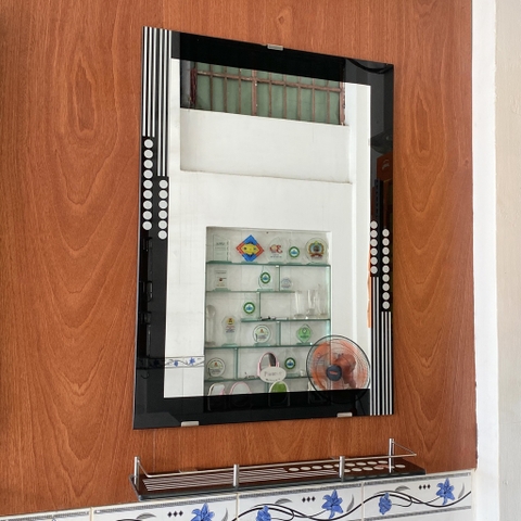 Gương Nhà Tắm Khung Sơn Màu Pioneer Kích Thước 45x60 Cm - Mã PE138