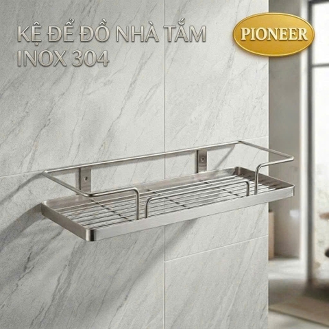 Kệ để đồ phòng tắm Pioneer Inox 304 cao cấp, Mã PE:319