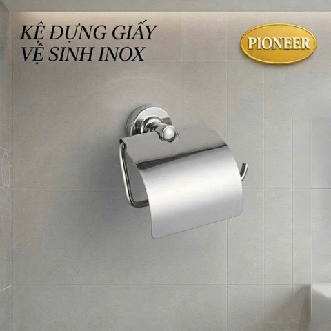 Kệ đựng giấy vệ sinh Pioneer Inox 201 trong phòng tắm, Mã PE:9004