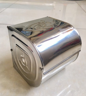 Hộp Đựng Giấy Vệ Sinh Kín Bằng Inox 304 Gắn Tường Trong Phòng Tắm, Nhà Vệ Sinh - Mã SP: PE340