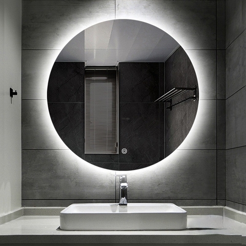 Gương Tròn Treo Tường Pioneer Có Đèn Led Hậu Cảm Ứng (Nhiều Size) Trang Trí Phòng Siêu Đẹp [Ship Trong Ngày]