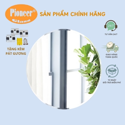 Gương Tròn Treo Tường Pioneer Trang Trí Nhà Tắm, Phòng Ngủ, Phòng Khách (Đủ Size)