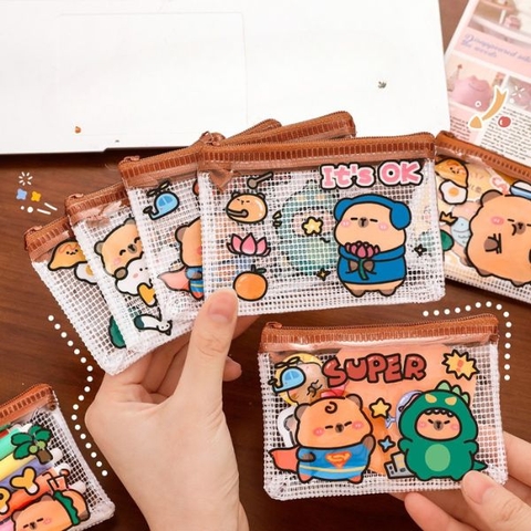 [ Set 20 Cái ] Túi Đựng Tiền & Phụ Kiện Mini Capybara - 922436