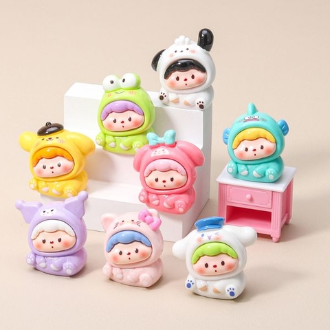 [ Set 10 Cái ] Charm 3D Sanrio - 922521