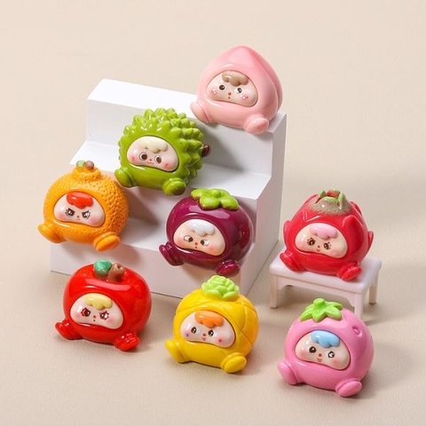 [ Set 20 Cái ] Charm 3D Trái Cây Baby Three - 922535
