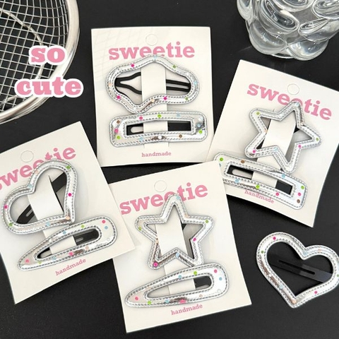 [ Set 12 Vỉ ] Kẹp Tóc [ 1 Vỉ 2 Cái ] - 922603