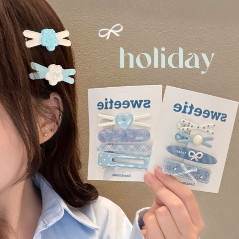 [ Set 10 Vỉ ] Kẹp Tóc [ 1 Vỉ 3-4 Cái ] - 922665