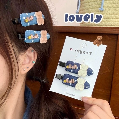 [ Set 12 Vỉ ] Kẹp Tóc [ 1 Vỉ 2 Cái ] - 96081