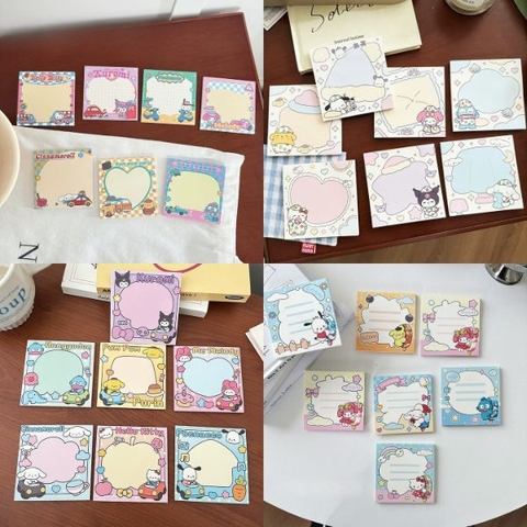 [ Set 50 Xấp ] Giấy Note SANRIO [ 50 Tờ ] - 96193