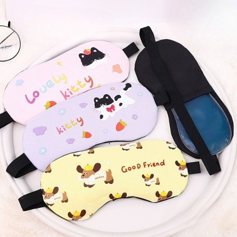 [ Set 12 Cái ] Bịt Mắt Ngủ [ Gel Lạnh - Có 12 Tệp Mẫu ] - 96288