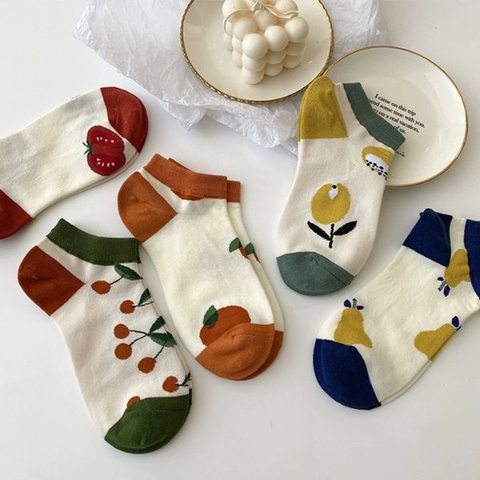 [ Set 10 Đôi ] Vớ Ngắn - 96436