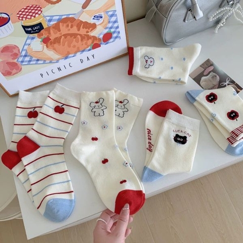 [ Set 10 Đôi ] Vớ Dài - 96438